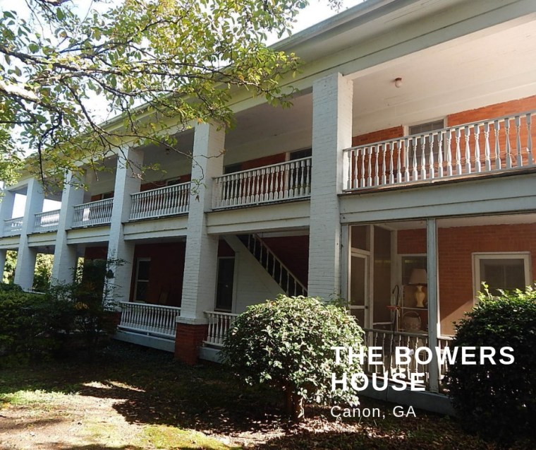 The Bowers House, Canon GA, The Writing Life